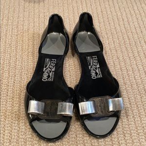 Ferrargamo jelly shoes